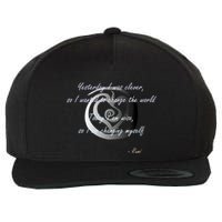 Rumi Poet Inspiring Quote Full Of Wisdom And Mysticism Wool Snapback Cap