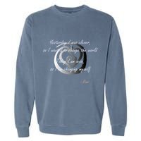 Rumi Poet Inspiring Quote Full Of Wisdom And Mysticism Garment-Dyed Sweatshirt