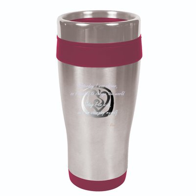 Rumi Poet Inspiring Quote Full Of Wisdom And Mysticism 16oz Travel Tumbler