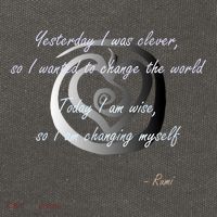Rumi Poet Inspiring Quote Full Of Wisdom And Mysticism Cotton Canvas Backpack