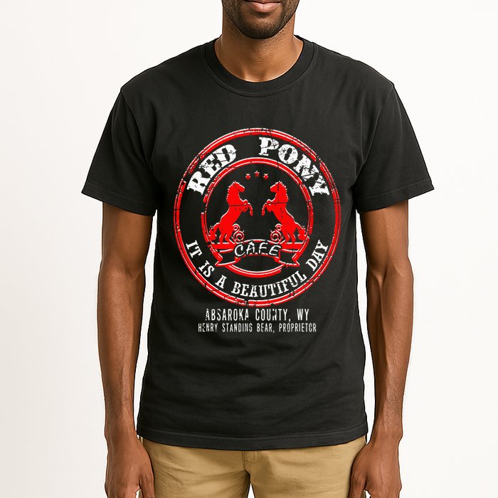 Red Pony It Is A Beautiful Day Tall T-Shirt