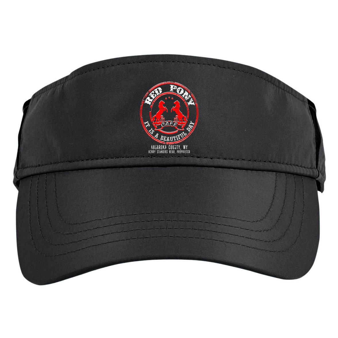 Red Pony It Is A Beautiful Day Adult Drive Performance Visor