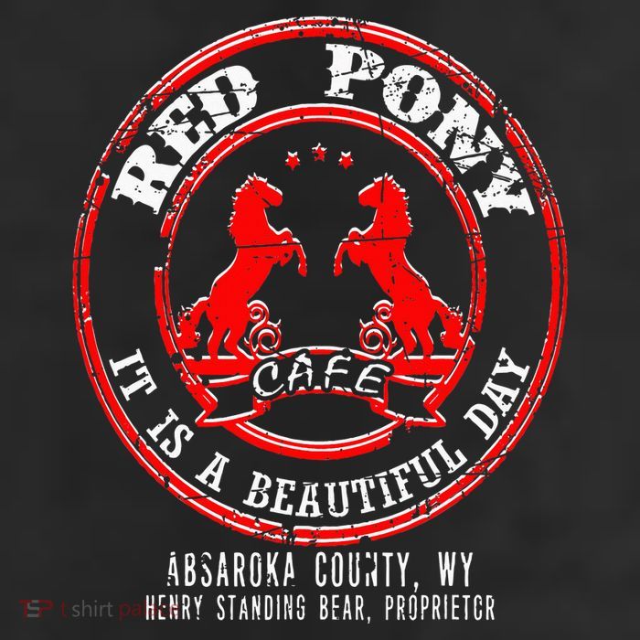 Red Pony It Is A Beautiful Day 11oz C Handle Ceramic Mug
