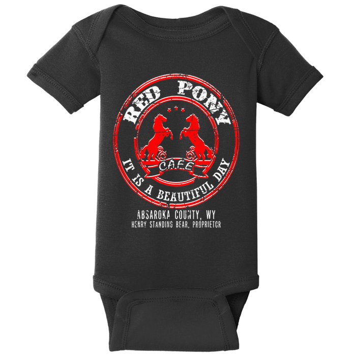 Red Pony It Is A Beautiful Day Baby Bodysuit