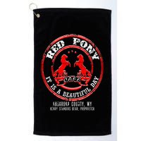 Red Pony It Is A Beautiful Day Golf Towel