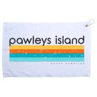 Retro Pawleys Island South Carolina Vintage Design Grommeted Golf Towel