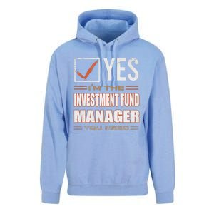 Retro Profession IM The Investment Fund Manager Unisex Surf Hoodie