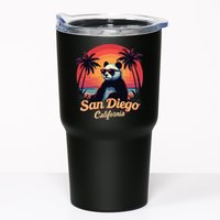 Retro Panda In Sunglasses San Diego California Zoo Vintage Tumbler