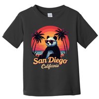 Retro Panda In Sunglasses San Diego California Zoo Vintage Toddler T-Shirt
