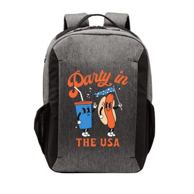 Retro Party In The USA 4th Of July America Patriotic Womens Vector Backpack