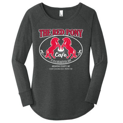 Red Pony ItS A Beautiful Day Women's Perfect Tri Tunic Long Sleeve Shirt