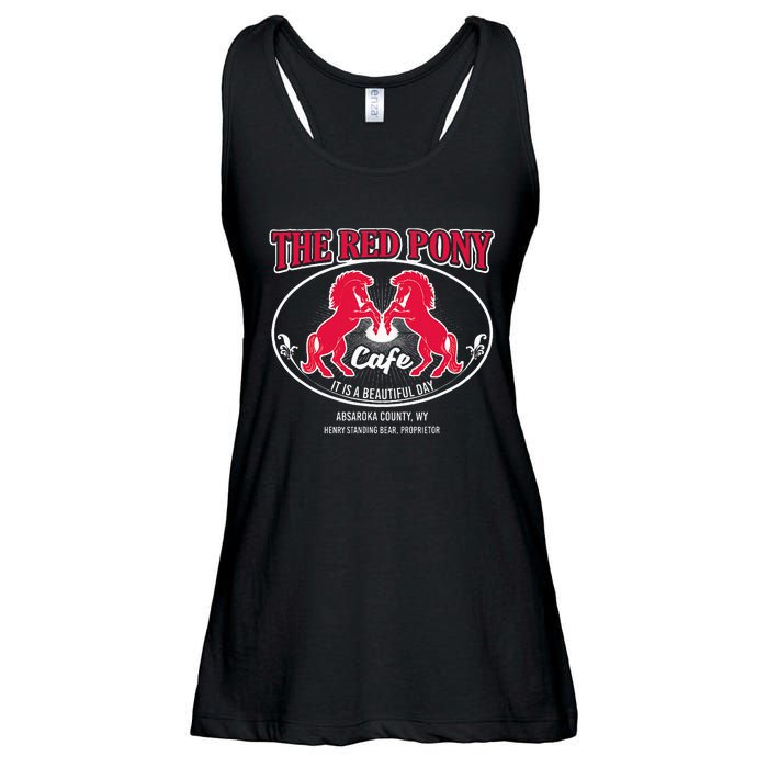 Red Pony ItS A Beautiful Day Ladies Essential Flowy Tank