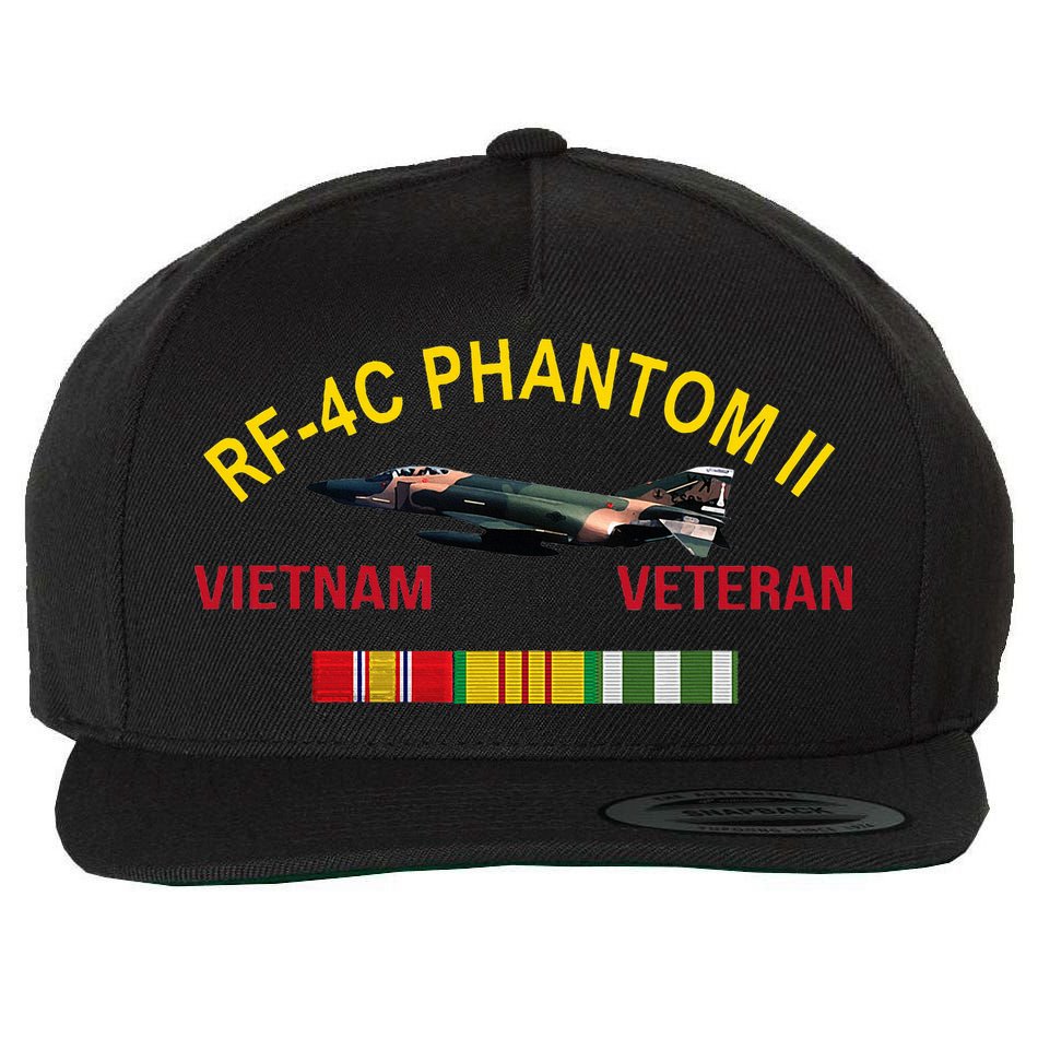 Rf4c Phantom Ii Vietnam Veteran Rf4c Phantom Vietnam Wool Snapback Cap