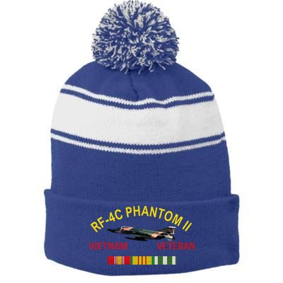 Rf4c Phantom Ii Vietnam Veteran Rf4c Phantom Vietnam Stripe Pom Pom Beanie