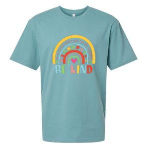 Rainbow Puzzle In A World Where You An Be Anything Be Kind Autism Awareness Sueded Cloud Jersey T-Shirt