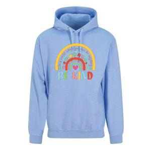 Rainbow Puzzle In A World Where You An Be Anything Be Kind Autism Awareness Unisex Surf Hoodie