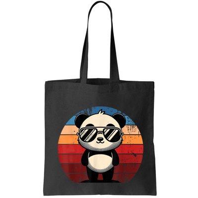 Retro Panda In Sunglasses Bbq Pool Party Funny Panda Bag