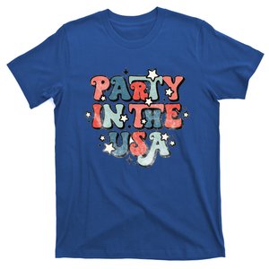 Retro Party In The Usa 4th Of July Patriotic Meaningful Gift T-Shirt