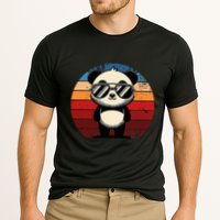 Retro Panda In Sunglasses Bbq Pool Party Funny Panda Performance Shirt