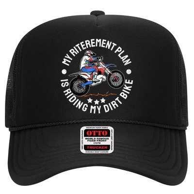 Retirement Plan I'm Riding My Dirt Bike MX Funny Motocross Trucker Hat