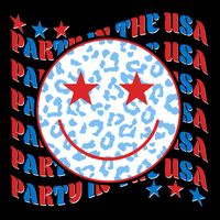 Retro Party In The USA Emoji Smiley Bag