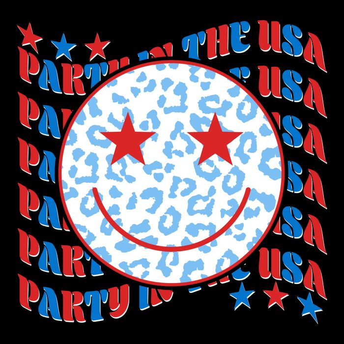 Retro Party In The USA Emoji Smiley Bag