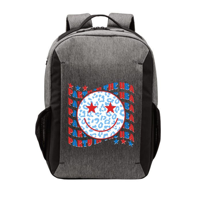 Retro Party In The USA Emoji Smiley Vector Backpack