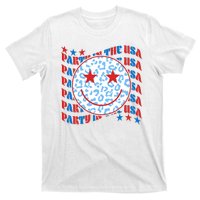 Retro Party In The USA Emoji Smiley T-Shirt