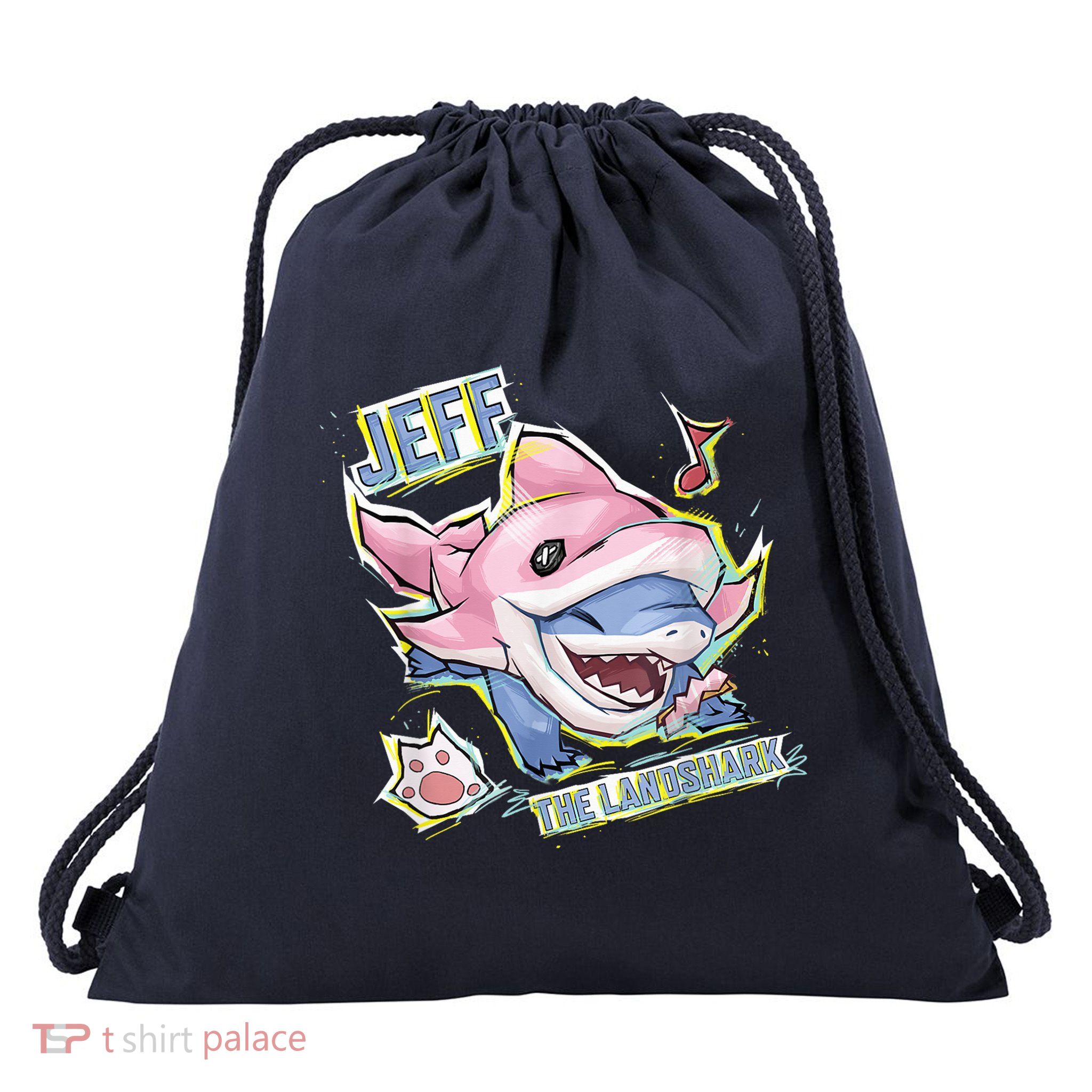 Rivals Pvp Jeff The Land Shark Incognito Dolphin Skin Drawstring Bag