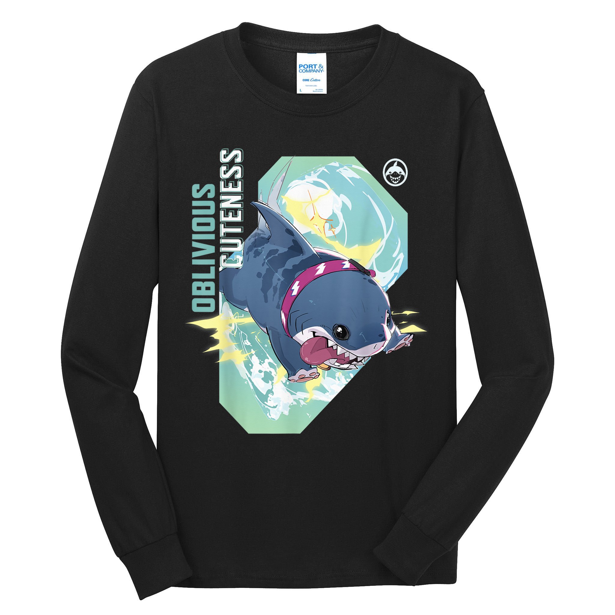 Rivals Pvp Jeff The Land Shark Oblivious Cuteness Tall Long Sleeve T-Shirt