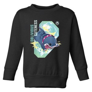 Rivals Pvp Jeff The Land Shark Oblivious Cuteness Toddler Sweatshirt