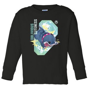 Rivals Pvp Jeff The Land Shark Oblivious Cuteness Toddler Long Sleeve Shirt