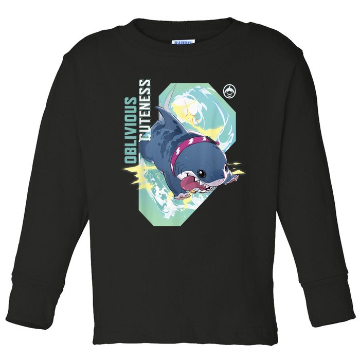 Rivals Pvp Jeff The Land Shark Oblivious Cuteness Toddler Long Sleeve Shirt