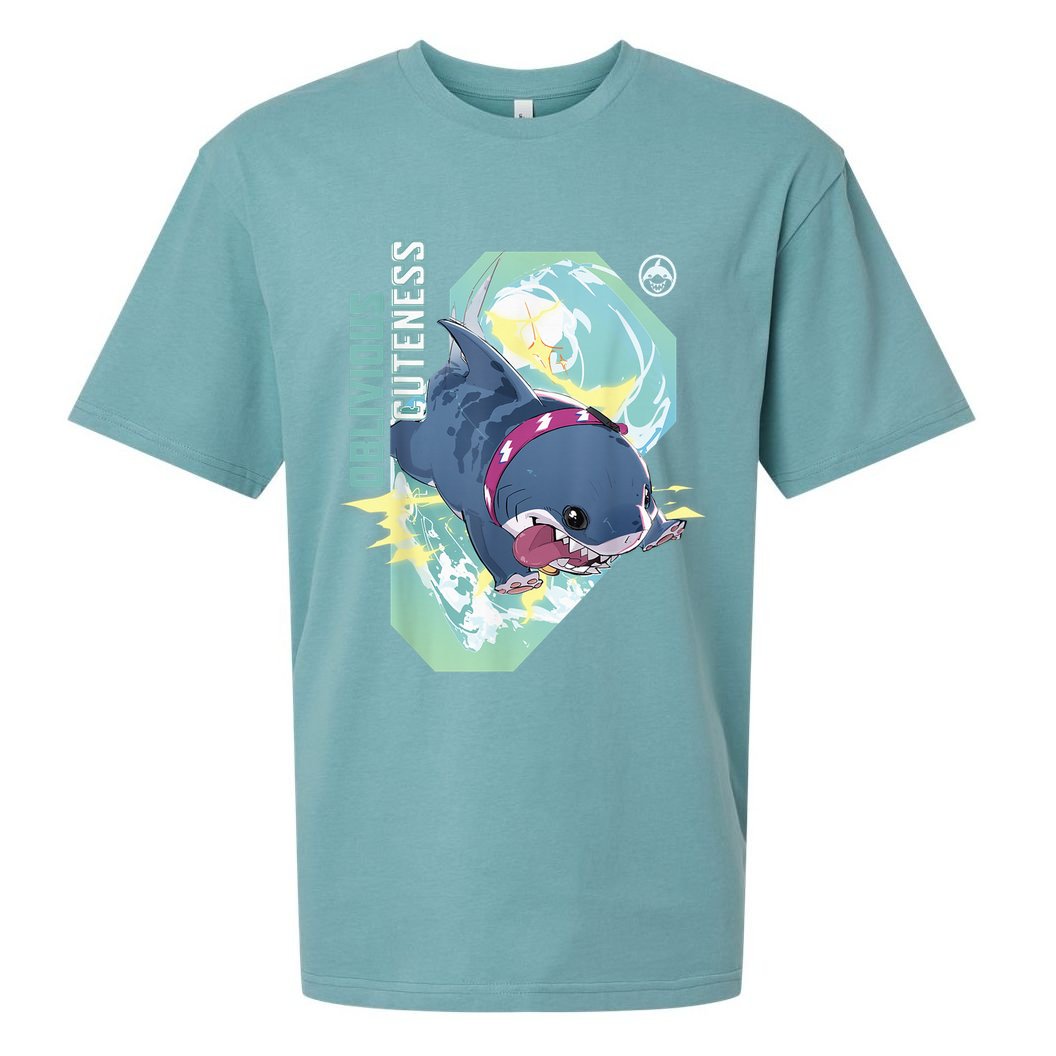 Rivals Pvp Jeff The Land Shark Oblivious Cuteness Sueded Cloud Jersey T-Shirt