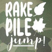 Rake Pile Jump Fall Lover Legacy Tie Dye Trucker Hat
