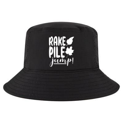 Rake Pile Jump Fall Lover Cool Comfort Performance Bucket Hat