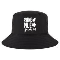 Rake Pile Jump Fall Lover Cool Comfort Performance Bucket Hat