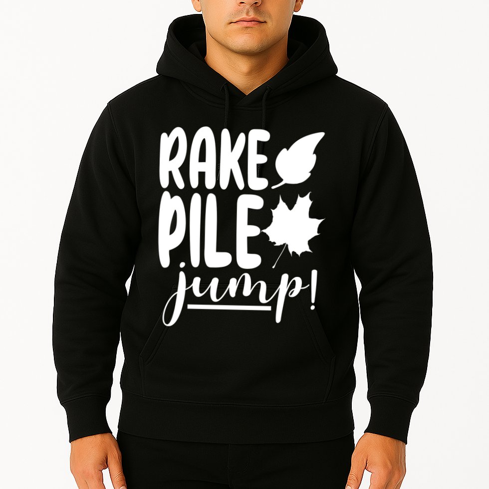 Rake Pile Jump Fall Lover Hoodie