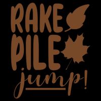 Rake Pile Jump Fall Lover 16oz Travel Tumbler