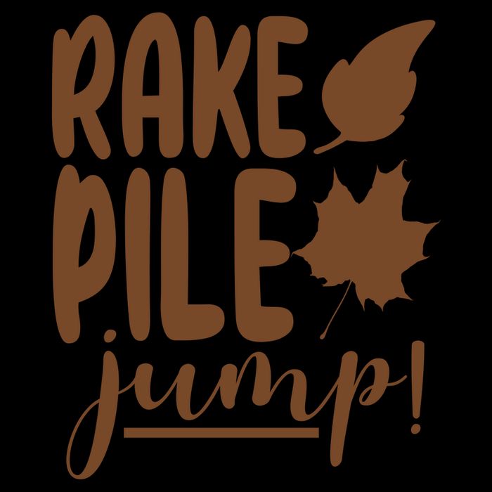 Rake Pile Jump Fall Lover 16oz Travel Tumbler