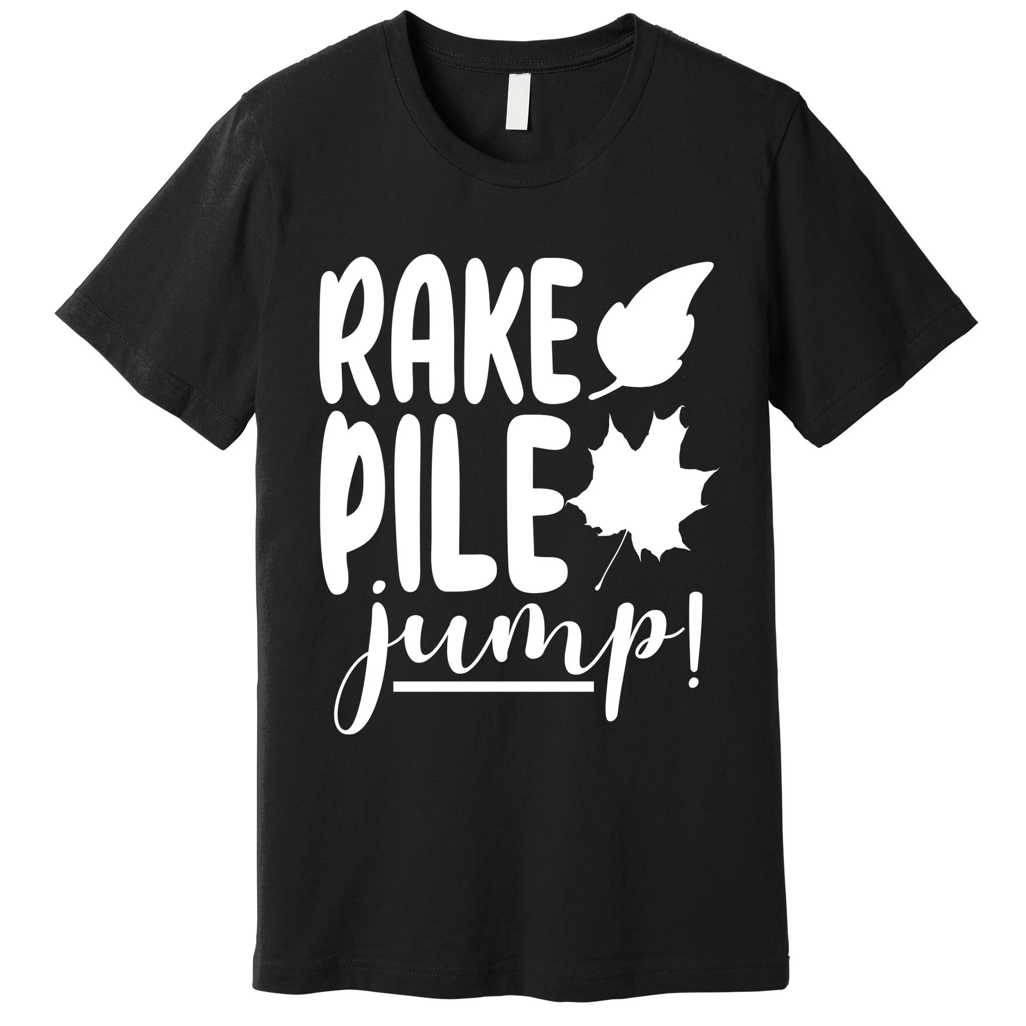 Rake Pile Jump Fall Lover Premium T-Shirt