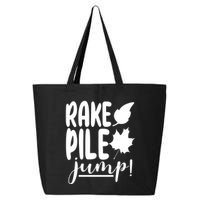 Rake Pile Jump Fall Lover 25L Jumbo Tote