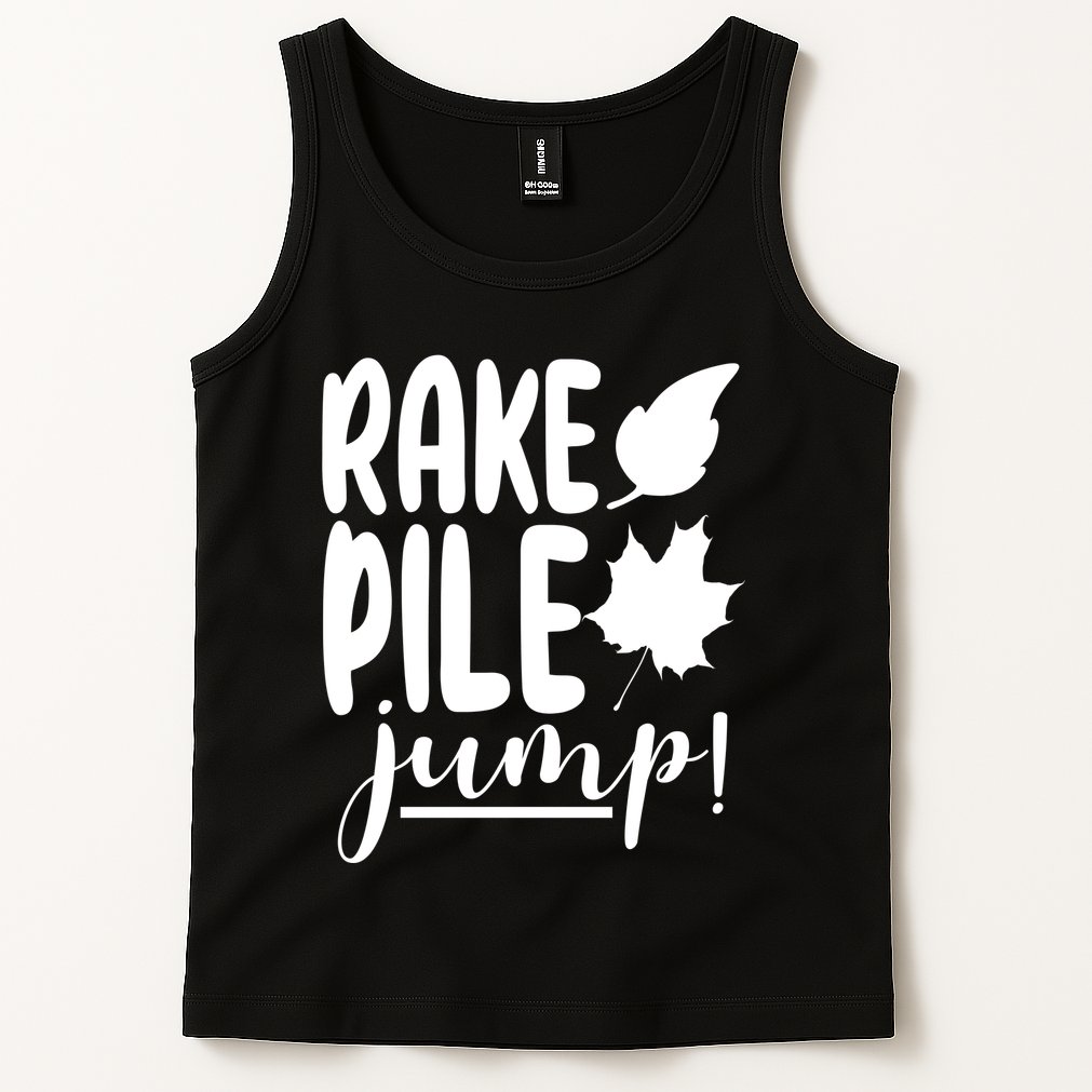 Rake Pile Jump Fall Lover Tank Top