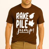 Rake Pile Jump Fall Lover Cooling Performance Crew T-Shirt
