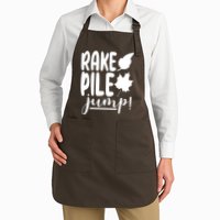 Rake Pile Jump Fall Lover Apron