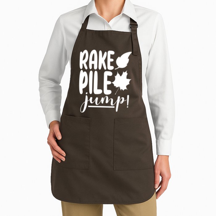 Rake Pile Jump Fall Lover Apron