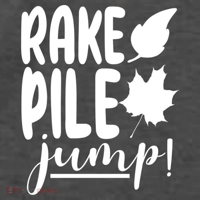 Rake Pile Jump Fall Lover Vector Backpack
