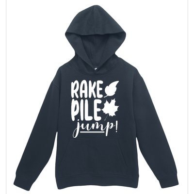 Rake Pile Jump Fall Lover Urban Pullover Hoodie