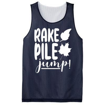 Rake Pile Jump Fall Lover Mesh Reversible Basketball Jersey Tank