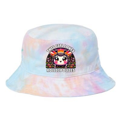 Roly Poly Kawaii Pill Bug This Girl Loves Rollie Pollies Tie Dye Newport Bucket Hat